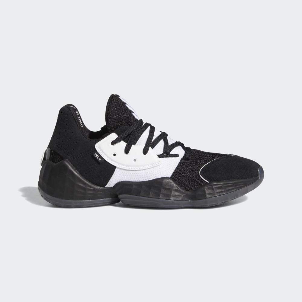 Adidasi Baschet Adidas Harden Vol. 4 Barbati Romania - Negrii/Albi/Negrii FV5597